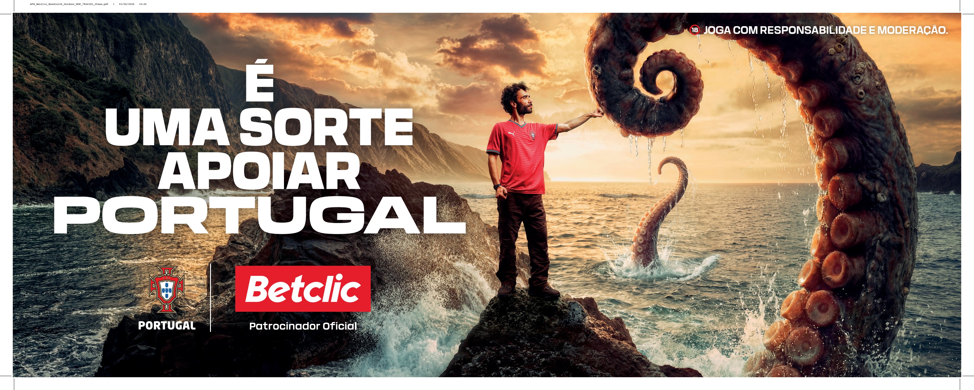Filme da campanha Betclic — É uma sorte apoiar Portugal